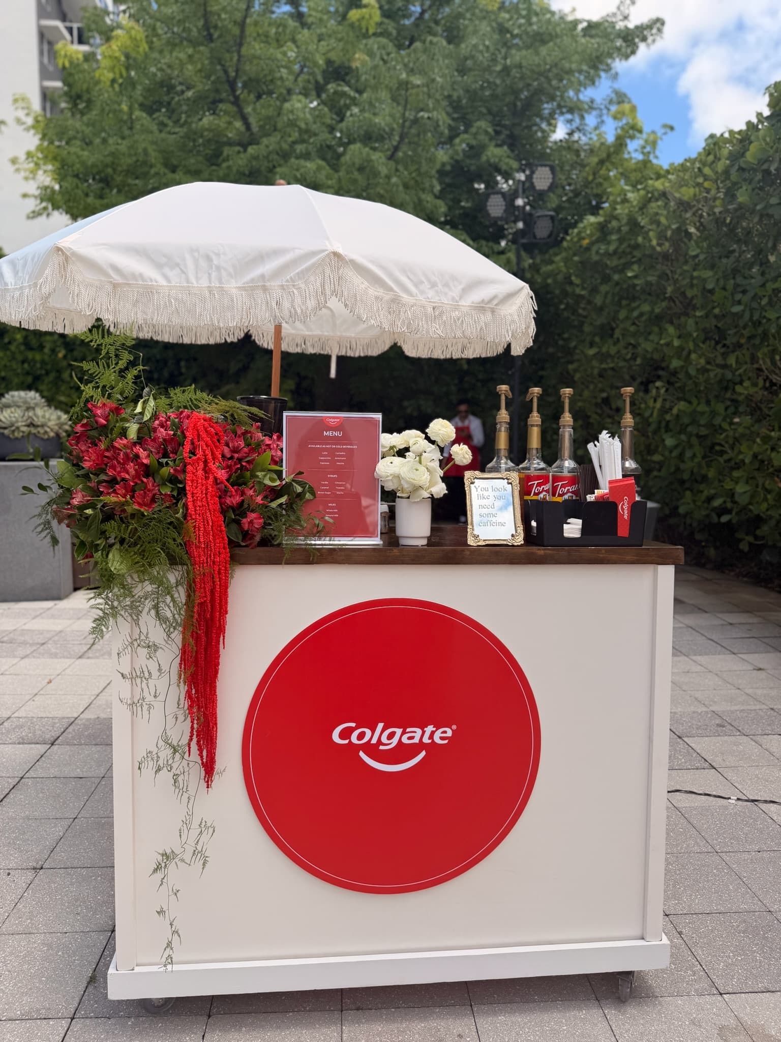 Colgate-branded cart activation